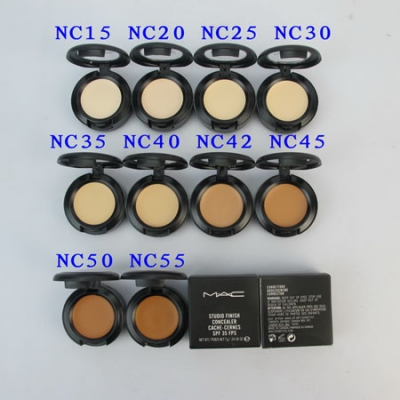 MAC Studio Finish Concealer Spf35 7G 0.24Oz 10 Colors Whole set